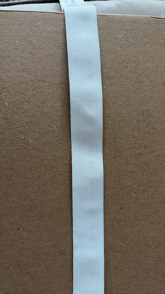 White fabric trim for garment and upholstery applications