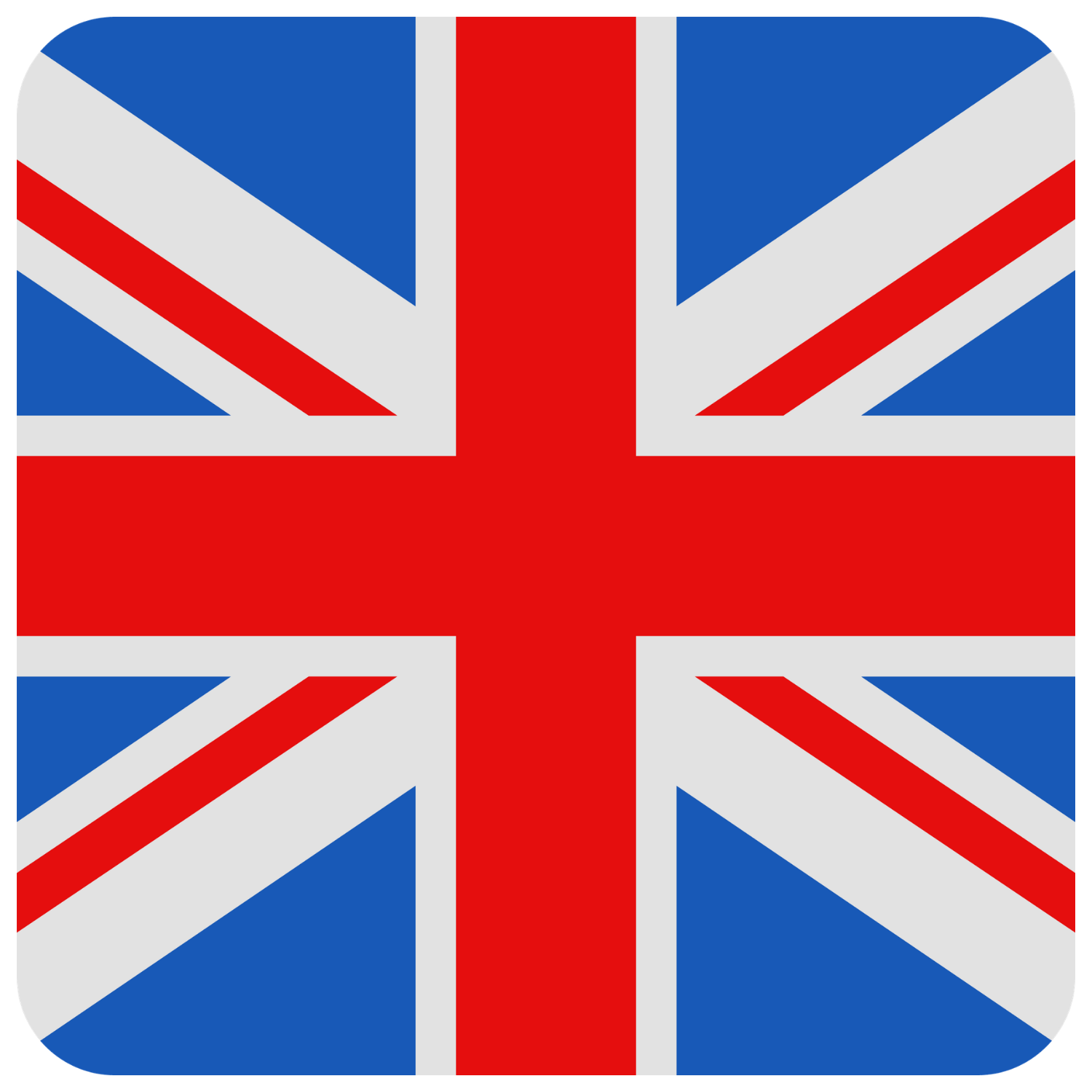 Union Jack flag with red, white, and blue design